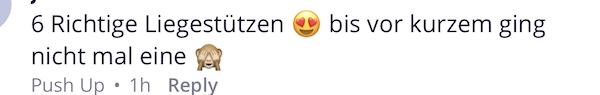 6 Richtige Liegestützen. bis vor kurzem ging nicht mal eine