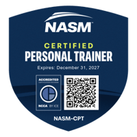 Logo NASM certified Personal Trainer